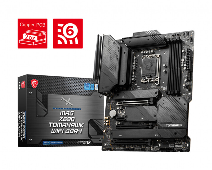 MSI MAG Z690 TOMAHAWK WIFI DDR4 - Intel Z690_608611522