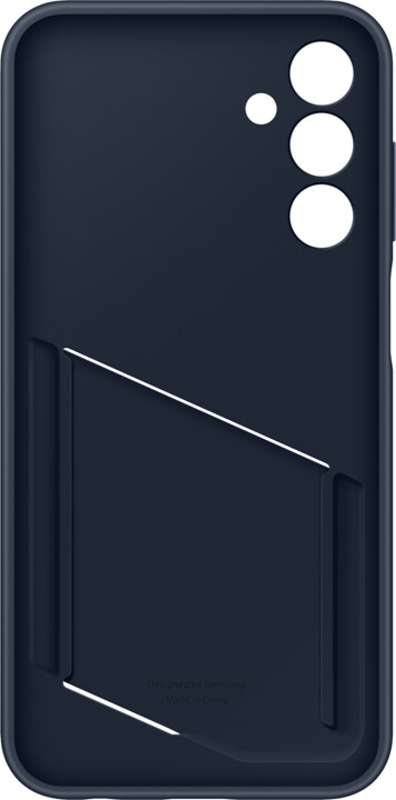 Samsung ochranný kryt s kapsou na kartu pro Galaxy A15, tmavě modrá_767820272