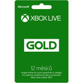 Microsoft Xbox Live zlaté členství 12 měsíců