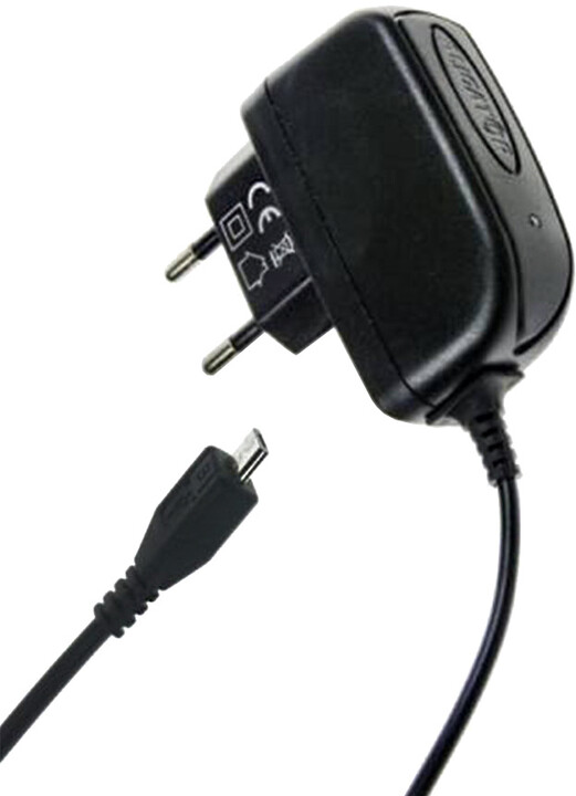 Aligator, micro USB nabíječka 5V/2A, černá_5512280