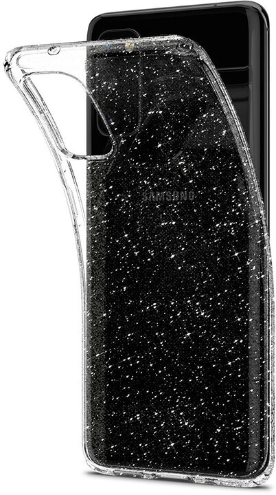 Spigen ochranný kryt Liquid Crystal Glitter pro Samsung Galaxy S20, transparentní_812867392