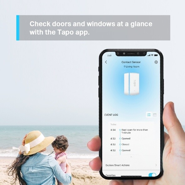 TP-Link Tapo T110, detekce oken / dveří, pro H100_605474230