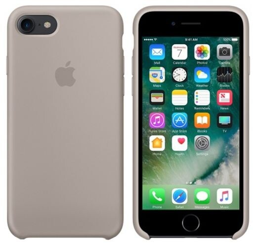 Apple iPhone 7/8 Silicone Case, Pebble_93427967