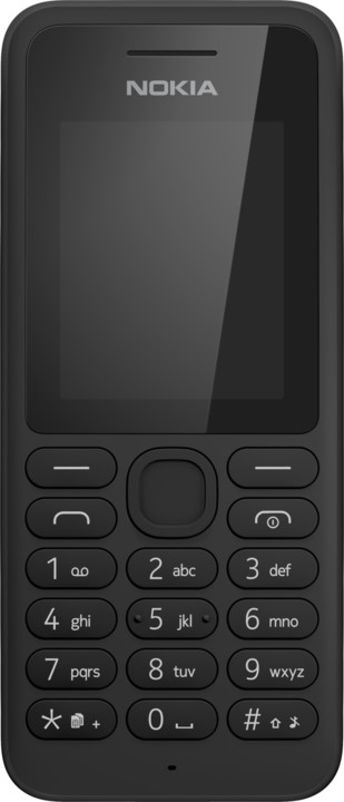 Nokia 130, Single Sim, černá_1258999991