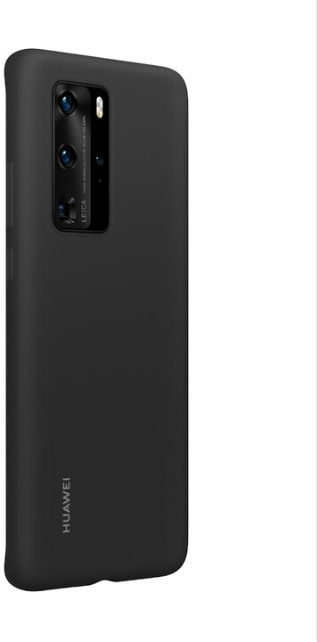 Huawei Original silikonové pouzdro pro P40 Pro, černá_1338834286