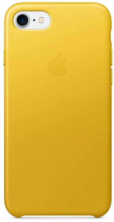 Apple iPhone 7 Leather Case, slunečnicová_2104117340