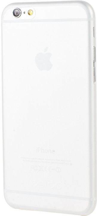 EPICO Ultratenký plastový kryt pro iPhone 6/6S TWIGGY MATT - čirá bílá_898922894