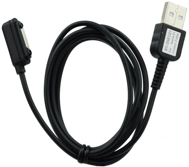 Sony datový kabel USB Magnetický Black pro Sony Xperia Z1, Z1c, Z2 OEM (Bulk)_822896745