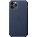 Apple kožený kryt na iPhone 11 Pro, půlnočně modrá_1829463499