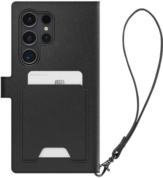 Spigen pouzdro Wallet S Plus pro Samsung Galaxy S24 Ultra, černá_238458