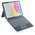 EPICO ochranný kryt s klávesnicí pro Apple iPad 10,9&quot; (2022), podsvícená klávesnice, SK, šedá_512424770