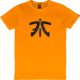Tričko Fnatic Ess Logo, oranžové (XL)
