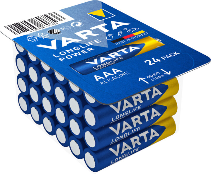 VARTA baterie Longlife Power AAA, 24ks (Big Box)_1407383956
