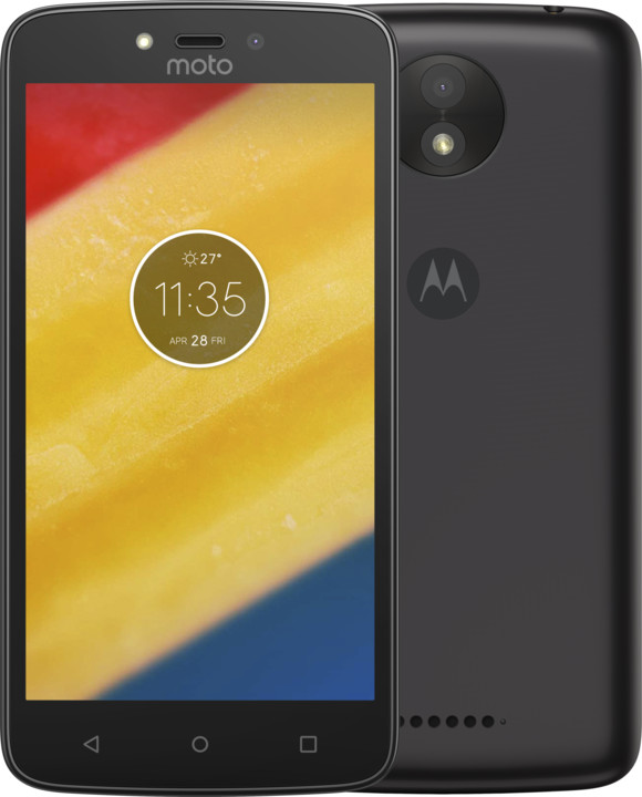 Motorola Moto C Plus - 16GB, Dual Sim, černá_1437391220
