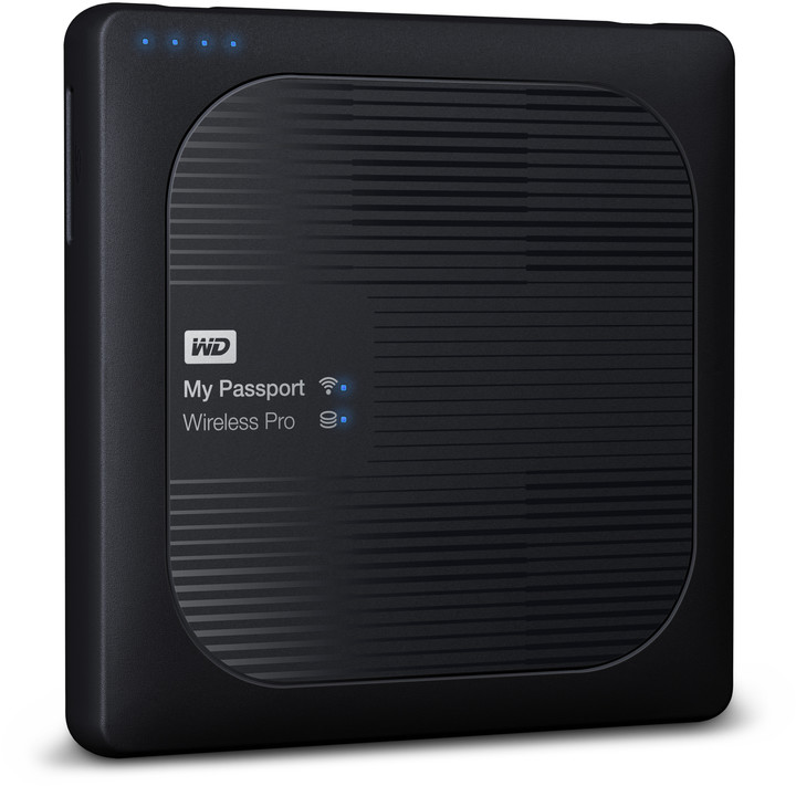 WD My Passport Wireless Pro, SD, Wi-Fi - 2TB