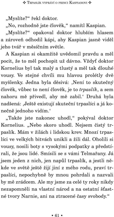 Kniha Letopisy NARNIE – Princ Kaspian, 4.díl_834643192