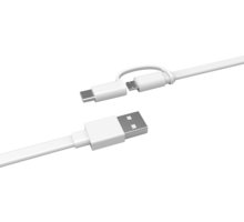 Huawei kabel microUSB a USB-C AP55S, bílá