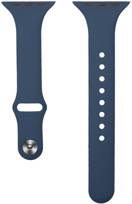 MAX silikonový řemínek MAS34 pro Apple Watch, 42/44mm, tmavě modrá_1315638598