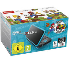 Nintendo New 2DS XL, černá/modrá + Super Mario 3D Land_945195879