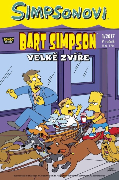 Komiks Bart Simpson: Velké zvíře, 1/2017