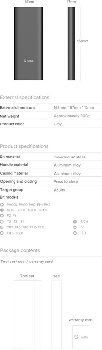 Xiaomi šroubovák Mi Precision Screwdriver Kit_624350779