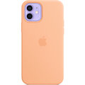 Apple silikonový kryt s MagSafe pro iPhone 12/12 Pro, světle oranžová_640026740