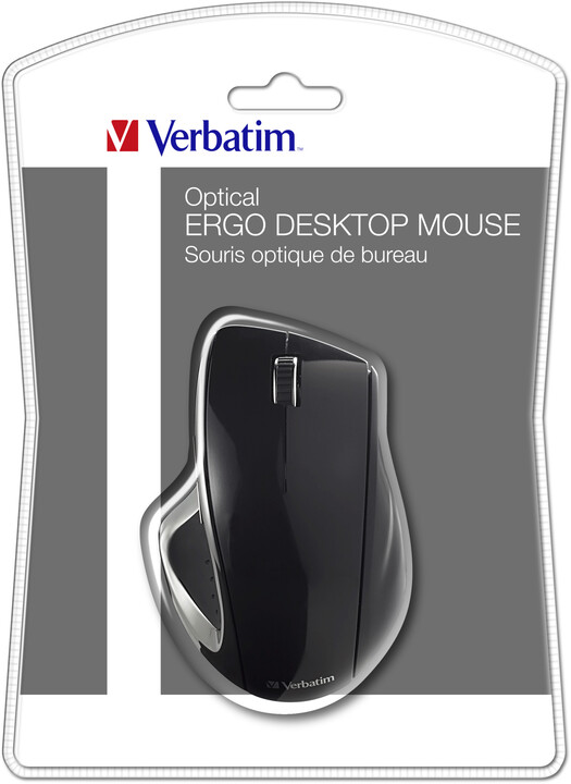 Verbatim Go Ergo Desktop, černá_1614341111