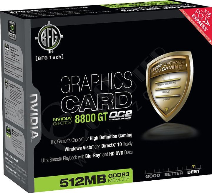 BFG GeForce 8800 GT OC2 512MB, PCI-E_264049376