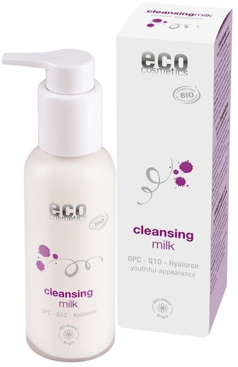 Eco Cosmetics, čisticí mléko, s originální ošetřující formulí, BIO, 100 ml_1799067799