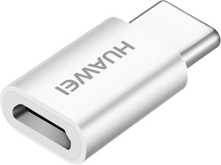 Huawei adaptér MicroUSB na USB typ C, bílý_457835227