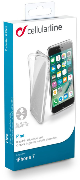 CellularLine Fine extratenký zadní kryt pro Apple iPhone 7, bezbarvá_61362697