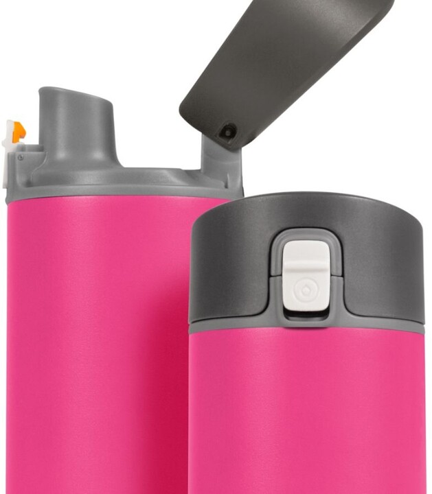 HidrateSpark Steel - Smart Bottle with Straw, 620 ml, Pink_781774074