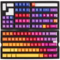 Ducky Afterglow SA, 108 kláves, ABS, modré/fialové/červené/žluté_391664502