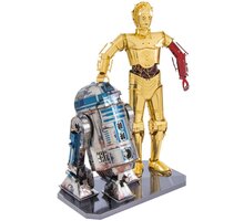 Stavebnice Metal Earth Star Wars - C-3PO a R2-D2 - Deluxe set, kovová_580093233
