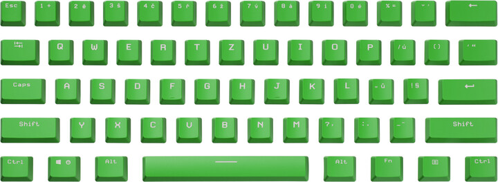 CZC.Gaming Satyr, keycaps, 124 kláves, OEM, zelené_1130404323