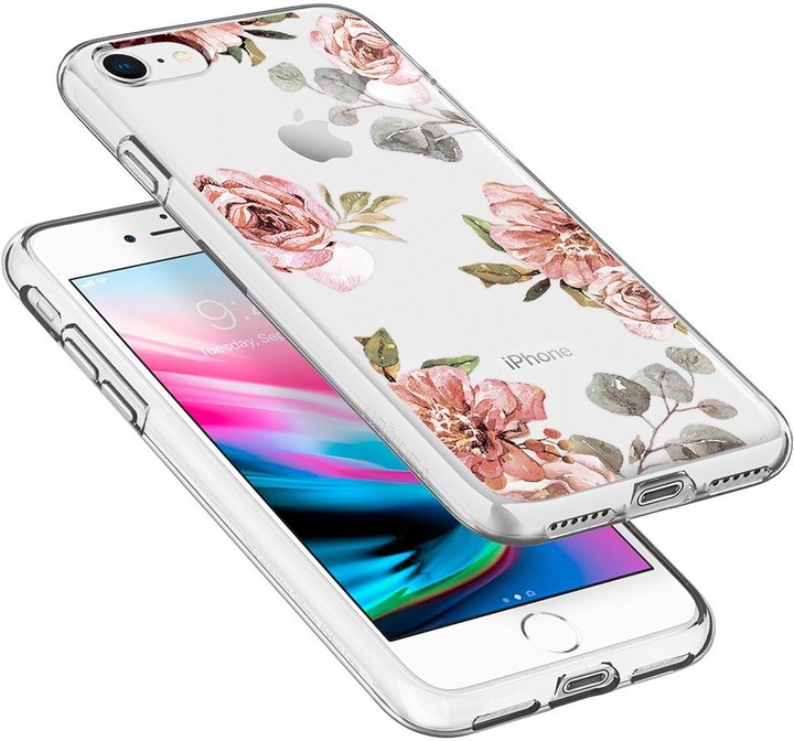 Spigen Liquid Crystal zadní kryt pro iPhone 7/8, aquarelle rose_513057678
