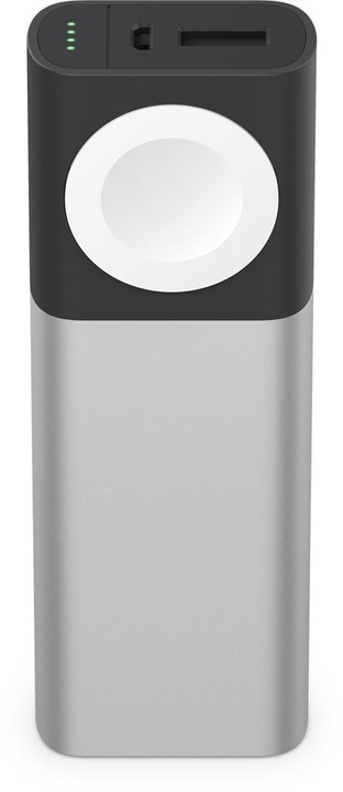 Belkin Power Pack 6700, Power bank pro Apple Watch + 1xUSB pro iPhone, stříbrná_30244016