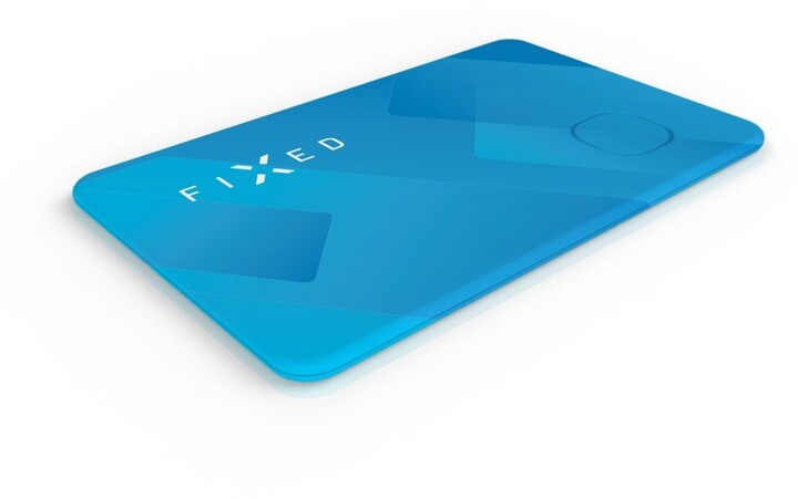 FIXED Smart tracker Tag Card s podporou Find My, bezdrátové nabíjení, modrá_84837083