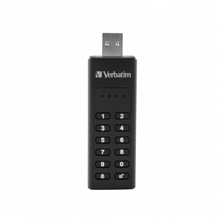 Verbatim Keypad Secure Drive, 128GB, černá_688368130