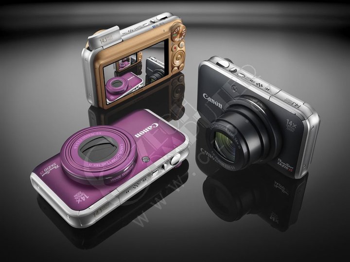Canon PowerShot SX210, fialová_67531075