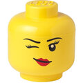 Úložný box LEGO Hlava - whinky (S)
