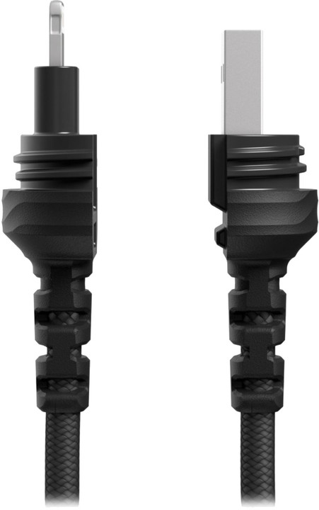 LifeProof USB-A / Lightning kabel ve formě poutka - černý_1374193439