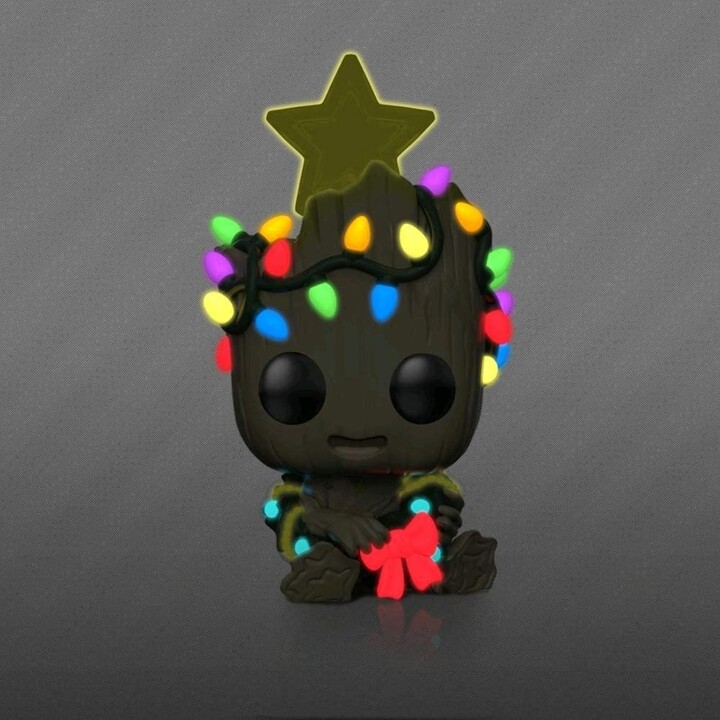 Figurka Funko POP! Guardians of the Galaxy - Holiday Groot Glow in the Dark_1293178543