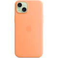 Apple Silikonový kryt s MagSafe pro iPhone 15 Plus, sorbetově oranžová_1011183251