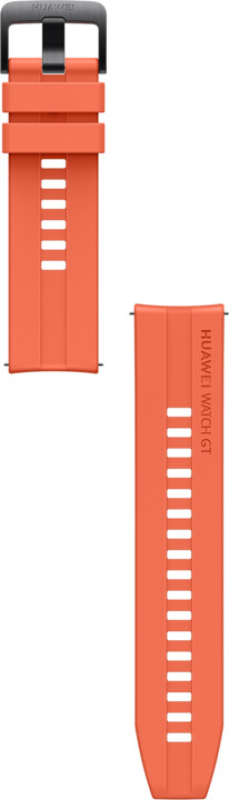 Huawei silikonový řemínek pro Watch GT/GT2 (46mm), 22mm, oranžová_354826308