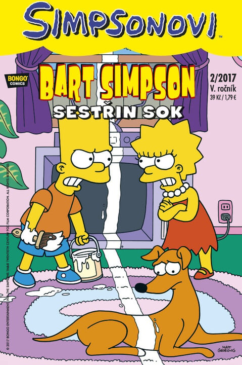 Komiks Bart Simpson: Sestřin sok, 2/2017