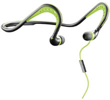 CellularLine Scorpion sportovní ergonomická sluchátka, černo-zelená_610633169