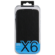 DooGee X6/X6 PRO Flip Case + Screen Protector Glass, černá