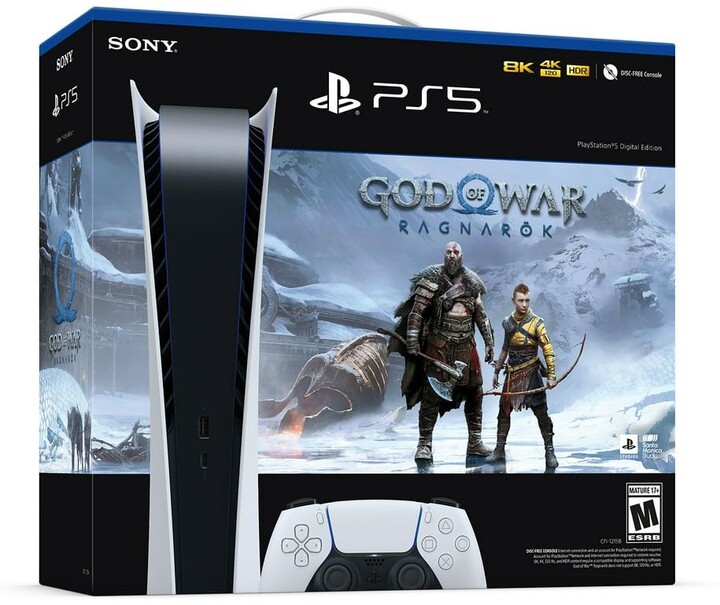 PlayStation 5 Digital Edition + God of War Ragnarök_721873091