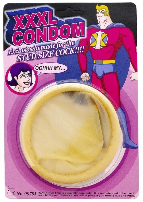 Žertovný kondom XXXL Condom, 1 ks_2058019466
